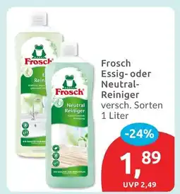 Budni Frosch essig reiniger Angebot