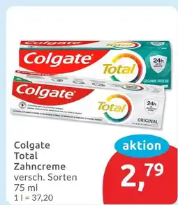 Budni Colgate total zahnpasta gesunde frische Angebot
