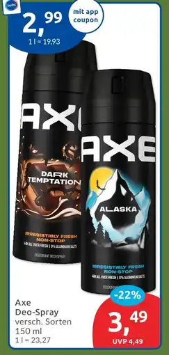Budni Axe dark temptation deo-spray Angebot