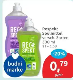 Budni Budni marke respekt spülmittel Angebot