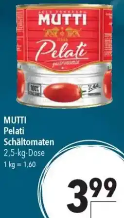 CITTI Markt MUTTI Pelati Schältomaten Angebot
