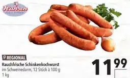 CITTI Markt Hansen Rauchfrische Schinkenkochwurst Angebot
