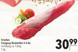 CITTI Markt Frisches Paraguay Rinderfilet 3-4 lbs Angebot