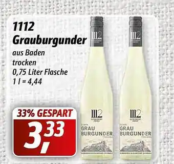 Simmel 1112 Grauburgunder 0,75L Angebot