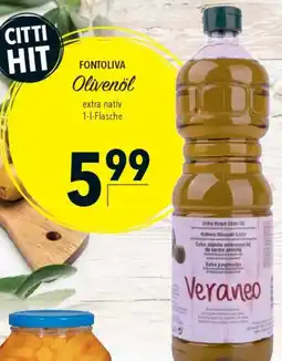 CITTI Markt FONTOLIVA Olivenöl Angebot