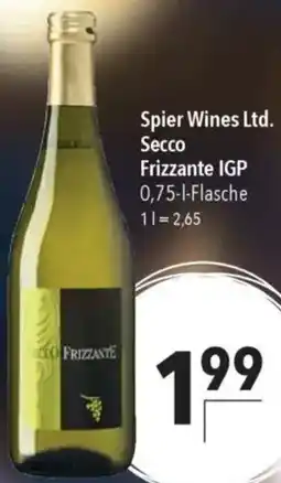 CITTI Markt Spier Wines Ltd. Secco Frizzante IGP Angebot