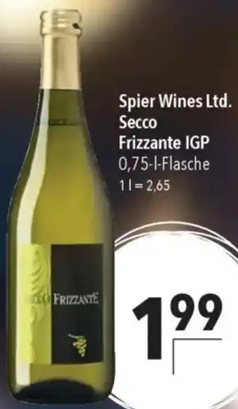 CITTI Markt Spier Wines Ltd. Secco Frizzante IGP Angebot