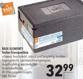 CITTI Markt BASE ELEMENTS Isolier-Transportbox Angebot