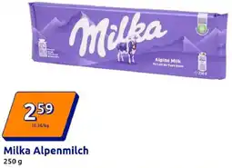 Action Milka Alpenmilch Angebot