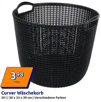 Action Curver Wäschekorb Angebot