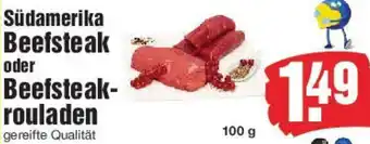 Edeka Südamerika Beefsteak oder Beefsteakrouladen Angebot