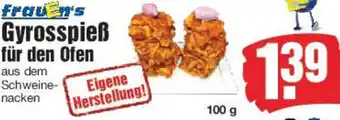 Edeka Frauen's Gyrosspieß für den Ofen Angebot