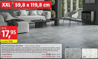 Bauhaus XXL Feinsteinzeug 'Big Show' Angebot