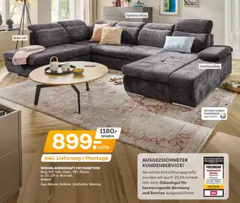 Möbel Kraft Twist Wohnlandschaft mit funktion Angebot