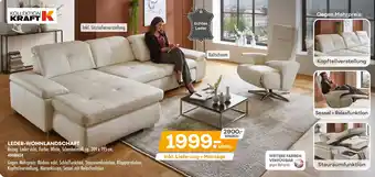Möbel Kraft Kollektion kraft leder-wohnlandschaft Angebot