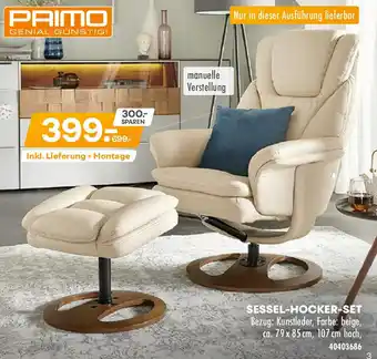 Möbel Kraft Primo sessel-hocker-set Angebot