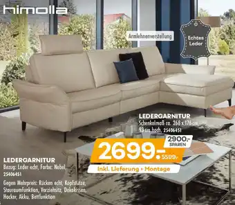 Möbel Kraft Himolla ledergarnitur Angebot