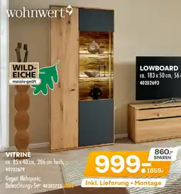 Möbel Kraft Wohnwert vitrine Angebot