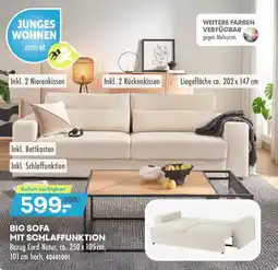 Möbel Kraft Big sofa mit schlaffunktion Angebot