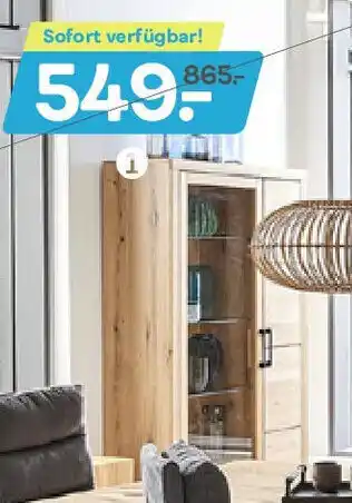 Möbel Kraft Vitrine Angebot
