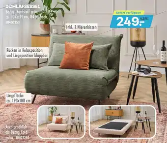Möbel Kraft Schlafsessel Angebot