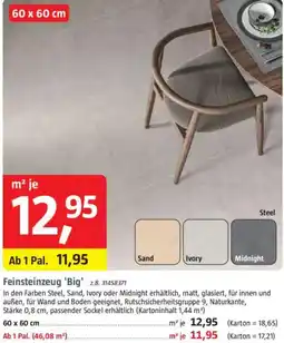 Bauhaus Feinsteinzeug 'Big' Angebot