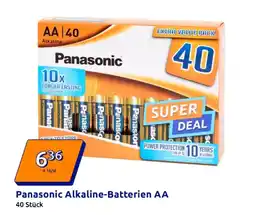 Action Panasonic alkaline-batterien aa Angebot