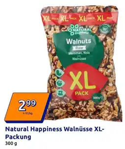 Action Natural happiness walnüsse xl-packung Angebot