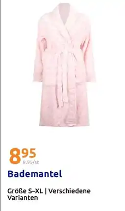 Action Bademantel Angebot