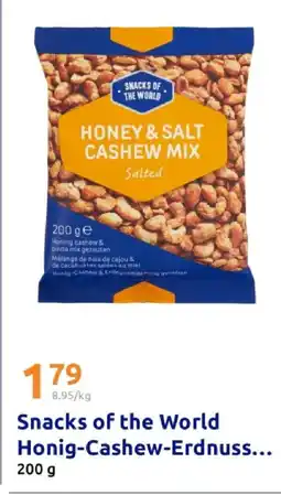 Action Snacks of the world honig-cashew-erdnuss Angebot