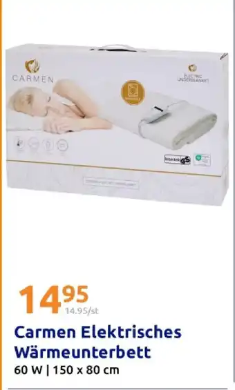 Action Carmen carmen elektrisches wärmeunterbett Angebot