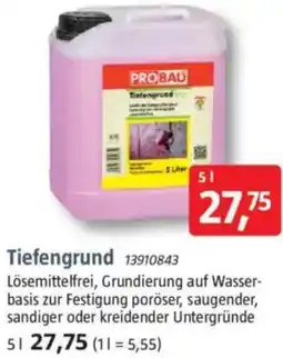 Bauhaus Tiefengrund Angebot