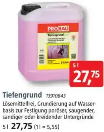 Bauhaus Tiefengrund Angebot