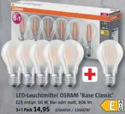Bauhaus LED-Leuchtmittel OSRAM 'Base Classic' Angebot