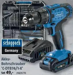 Bauhaus Akku- Bohrschrauber 'C-DTB74/1-X' Angebot