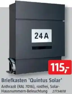 Bauhaus Briefkasten 'Quintus Solar' Angebot