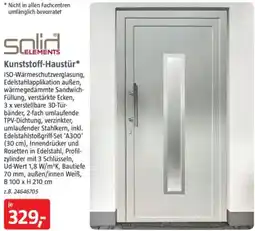 Bauhaus Solid ELEMENTS Kunststoff-Haustür Angebot