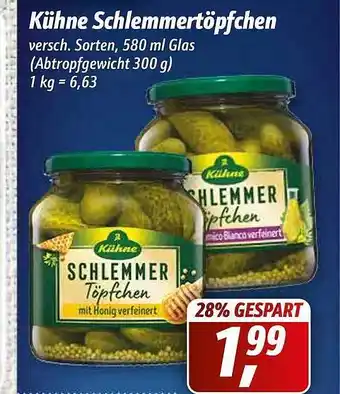 Simmel Kühne Schlemmertöpchen 580ml Angebot