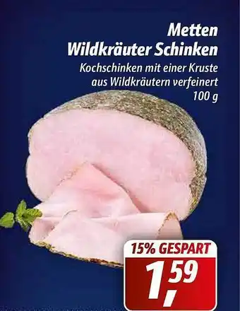 Simmel Metten Wildkräuter Schinken 100g Angebot