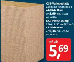 Bauhaus OSB-Verlegeplatte Angebot