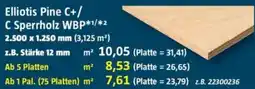 Bauhaus Elliotis Pine C+/ C Sperrholz WBP Angebot
