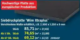 Bauhaus Siebdruckplatte 'Wire Xtraplus' Angebot