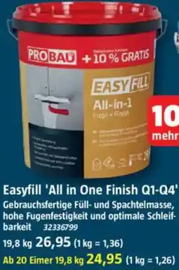 Bauhaus Easyfill 'All in One Finish Q1-Q4' Angebot