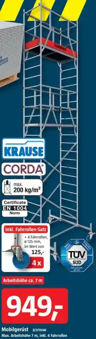 Bauhaus Mobilgerüst Angebot