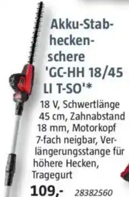 Bauhaus Akku-Stabheckenschere 'GC-HH 18/45 LIT-SO’ Angebot