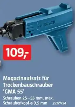 Bauhaus Magazinaufsatz für Trockenbauschrauber 'GMA 55' Angebot