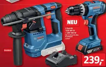 Bauhaus NEU 2-Tool-Kit 'GSB 18V-25 + GBH 18V-18' Angebot