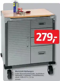 Bauhaus Werkstatt-Rollwagen Angebot