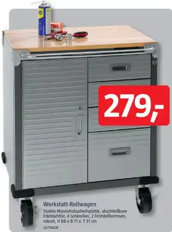 Bauhaus Werkstatt-Rollwagen Angebot