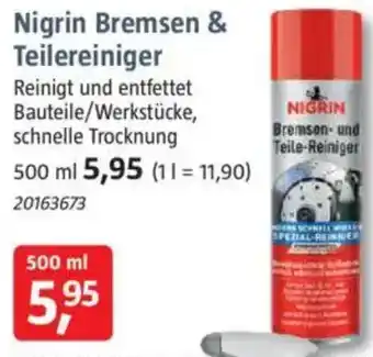 Bauhaus Nigrin Bremsen & Teilereiniger Angebot